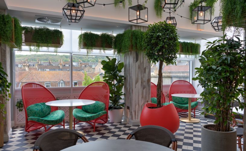 The Secret Garden restaurant at DoubleTree by Hilton Bath City Centre